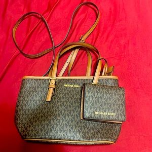 Michael Kors medium size purse & Michael Kors small wallet size